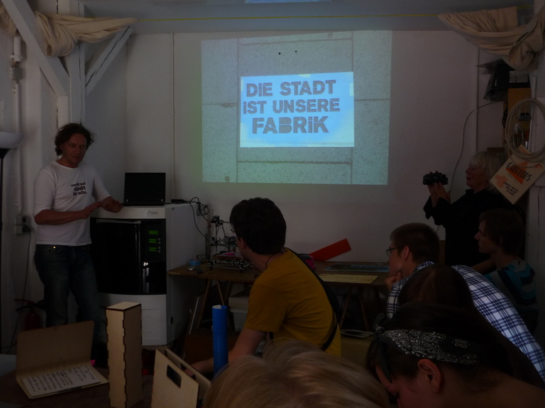 FabLab Hamburg, Vortrag Niels Boeing