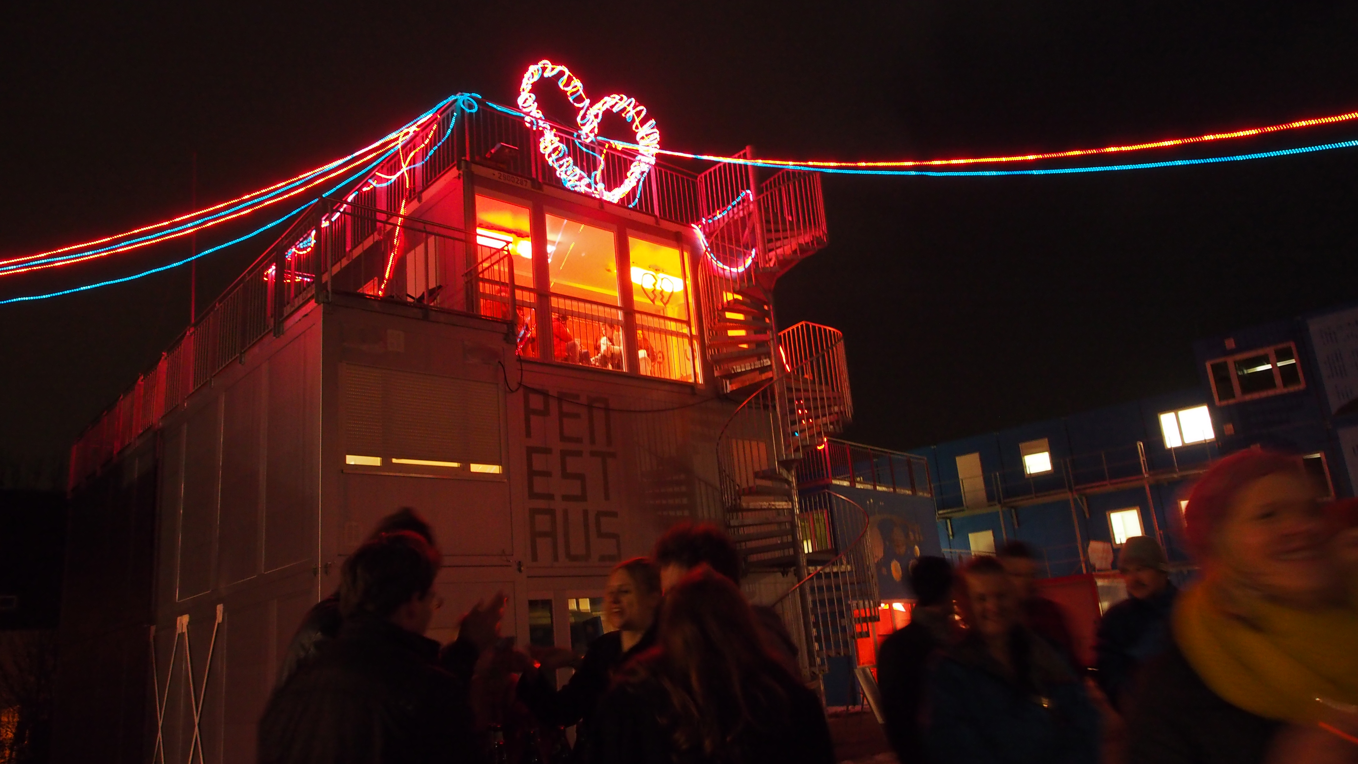 ContainerUni Official Opening Herz Open Test Haus